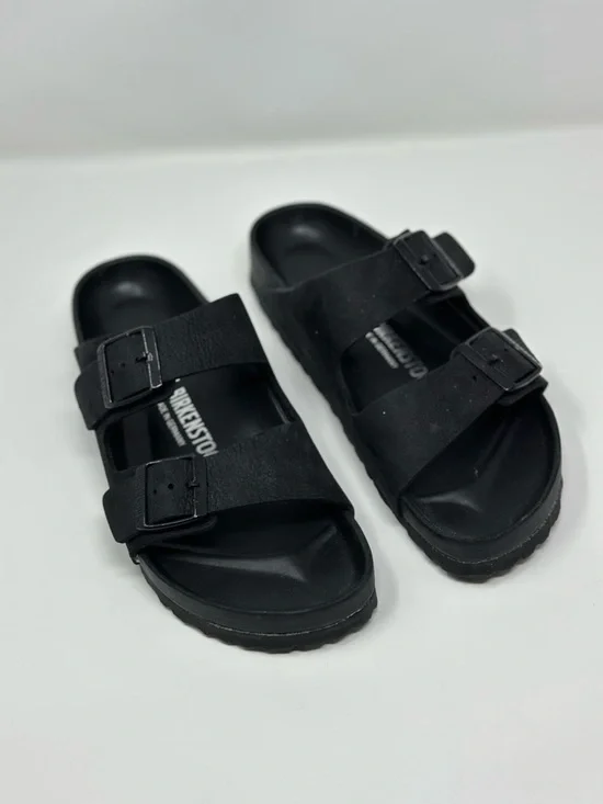 Birkenstock Women’s Arizona Exquisite Black Suede Sandals New with Tags - Picture 5 of 11